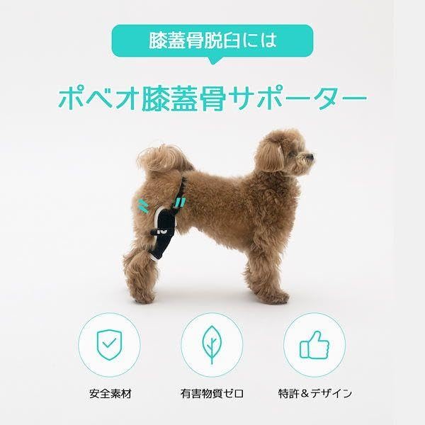 poveo 小型犬用整形外科ブレース サポーター 右足 Sサイズ poveo 小型